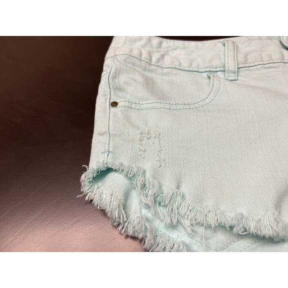 Billabong laneway denim shorts raw hem size 1 mint - Picture 5 of 12